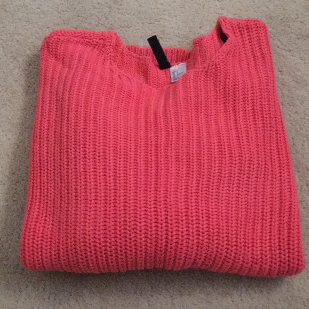 Coral sweater